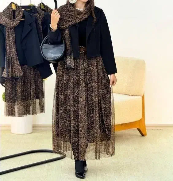 ست سه تیکه پلنگی ارسال|لباس|زنده رود, |دیوار