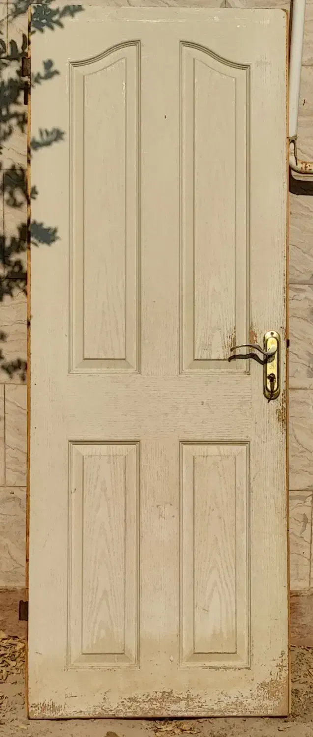 درب چوبی اتاق همراه چهار چوب|مصالح و تجهیزات ساختمان|خورموج, |دیوار