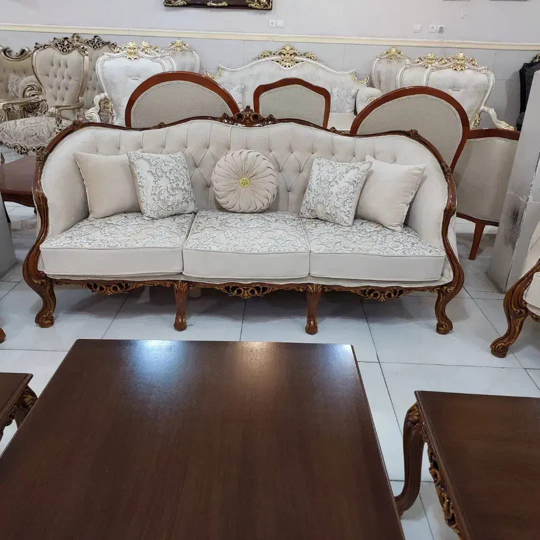 مبل کلاسیک 9نفره مدل زمرد|مبلمان خانگی و میز عسلی|اهواز, کوی شهروند|دیوار