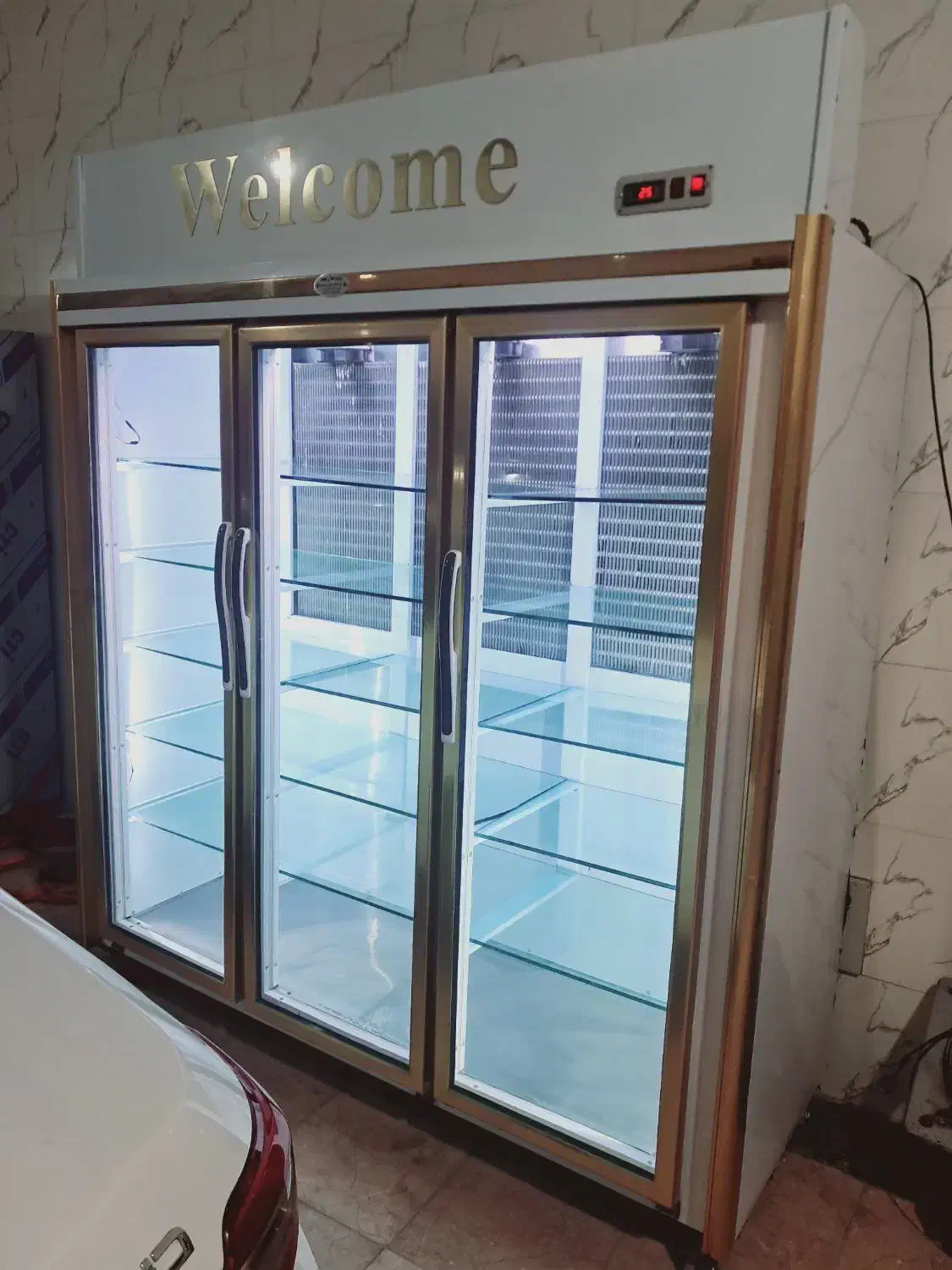 خریداروفروشنده یخچال پرده هواایستاده اوراقی و سالم|فروشگاه و مغازه|تهران, ایران|دیوار