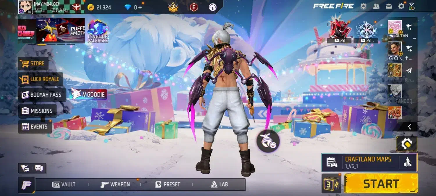 اکانت فری فایر|کنسول، بازی ویدئویی و آنلاین|سراوان, |دیوار