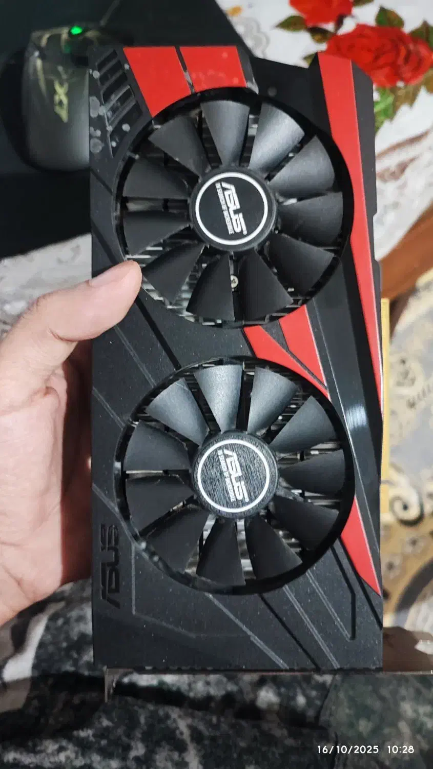 کارت گرافیک 1050ti asus 4GB|قطعات و لوازم جانبی رایانه|کاشمر, |دیوار