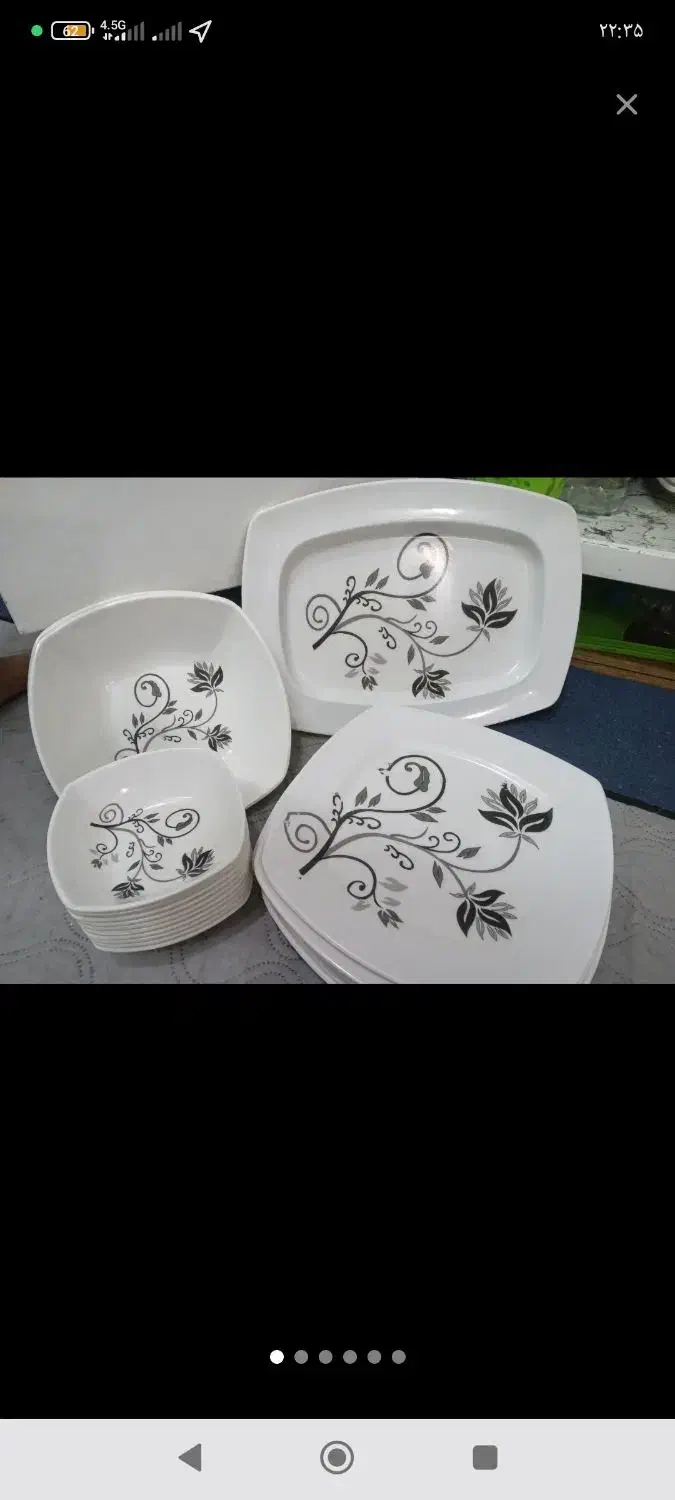 سرویس 12نفره ملامین|ظروف سرو و پذیرایی|ساوه, |دیوار