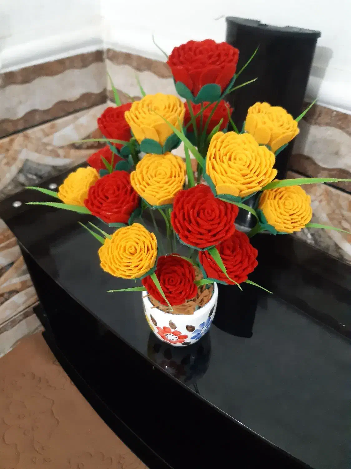 گل سازی انجام میدم|گل مصنوعی|شوشتر, |دیوار