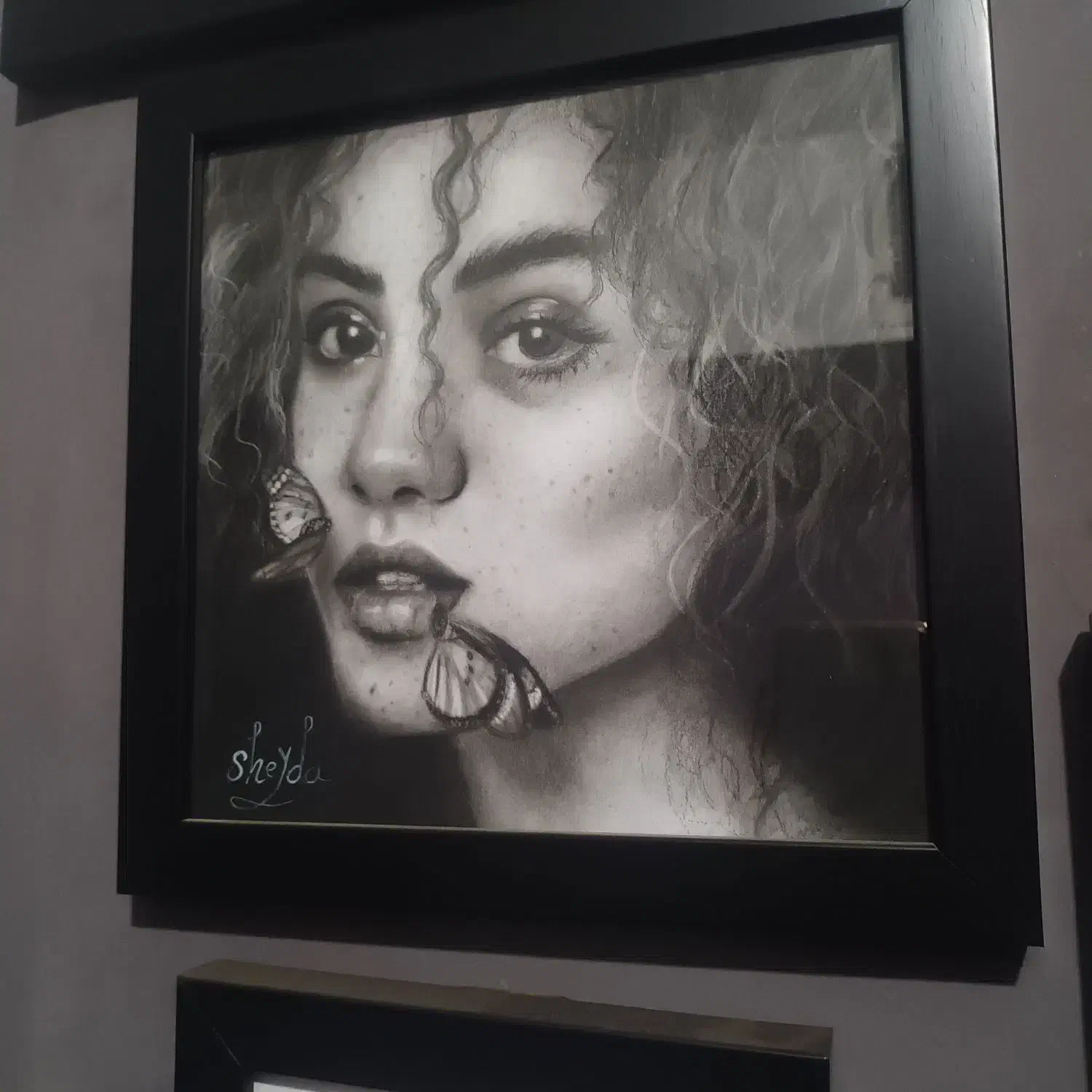 سیاه‌‌قلم|تابلو، نقاشی، عکس|قم, پردیسان|دیوار