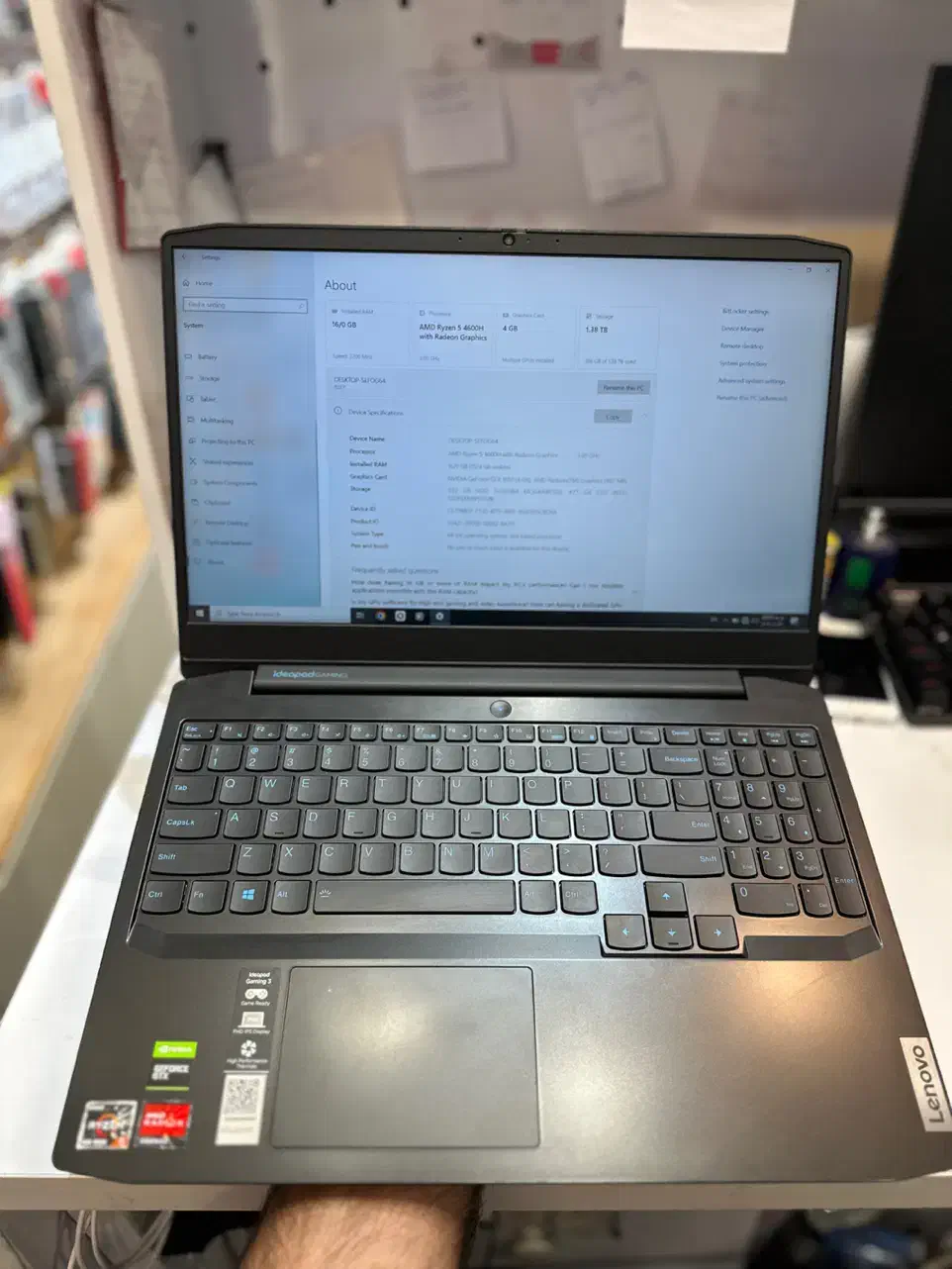 لب تاپ ideapad GAMING|رایانه همراه|تهران, تجریش|دیوار