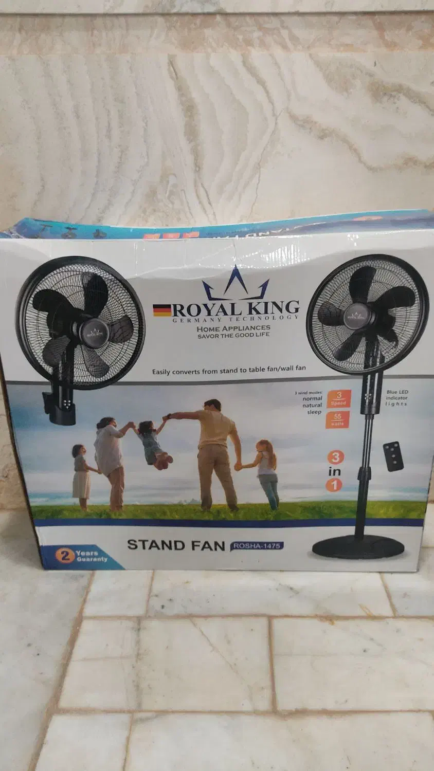 پنکه ۳ حالته نو|پنکه و تصفیهکنندهٔ هوا|آران و بیدگل, |دیوار