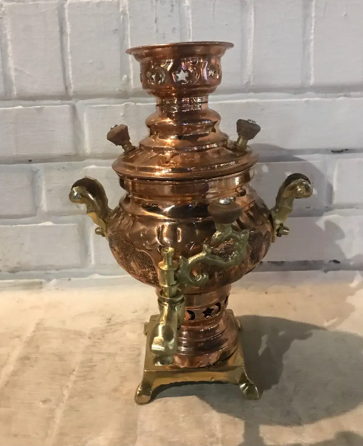 سماور ذغالی|سماور، چایساز، قهوهساز|کوهسار (البرز), |دیوار