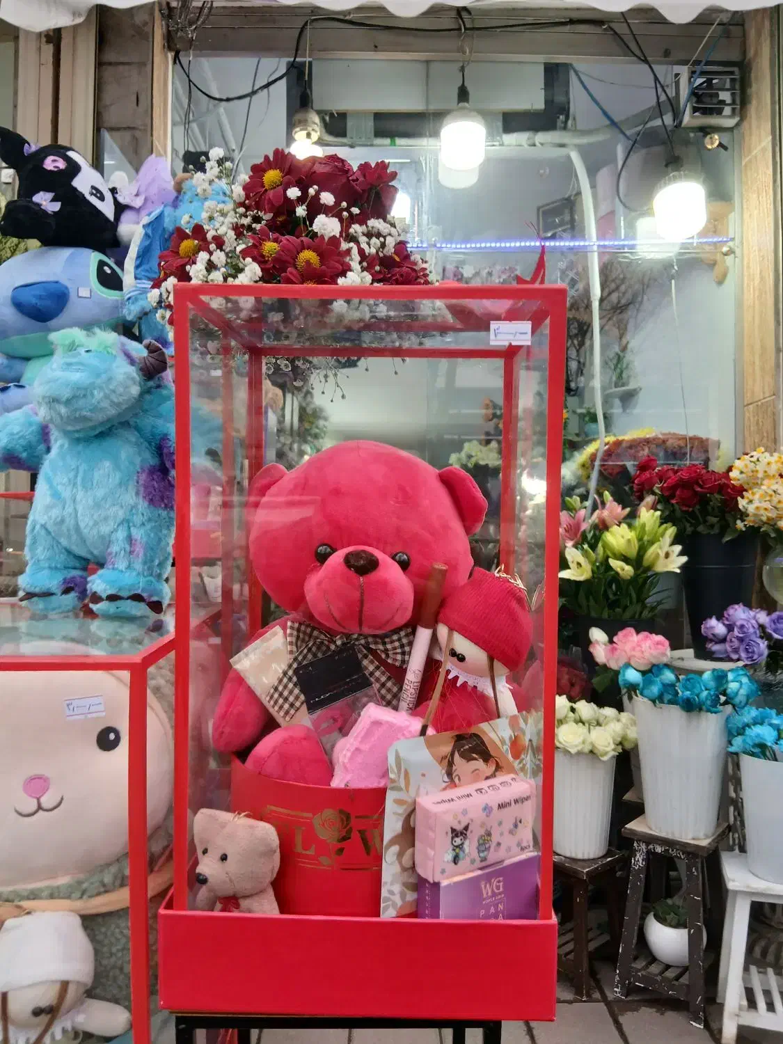 ولنتاینی|گل و گیاه طبیعی|رشت, حمیدیان|دیوار