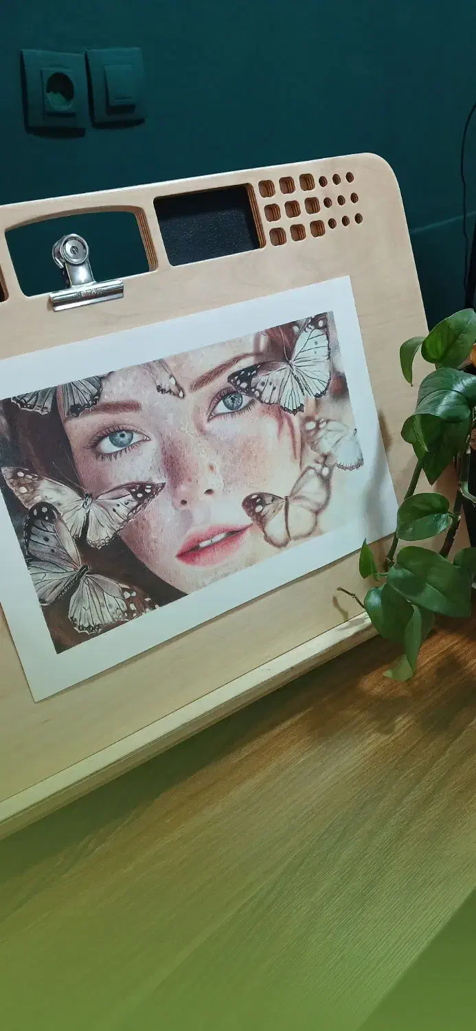 نقاشی پرتره و چشم هدیه ای به یاد ماندنی و خاص|تابلو، نقاشی، عکس|دوگنبدان, |دیوار