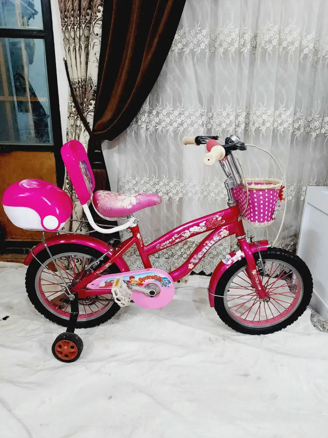 دوچرخه سایز 16دخترانه درحدنو|دوچرخه، اسکیت، اسکوتر|مشهد, طبرسی شمالی|دیوار