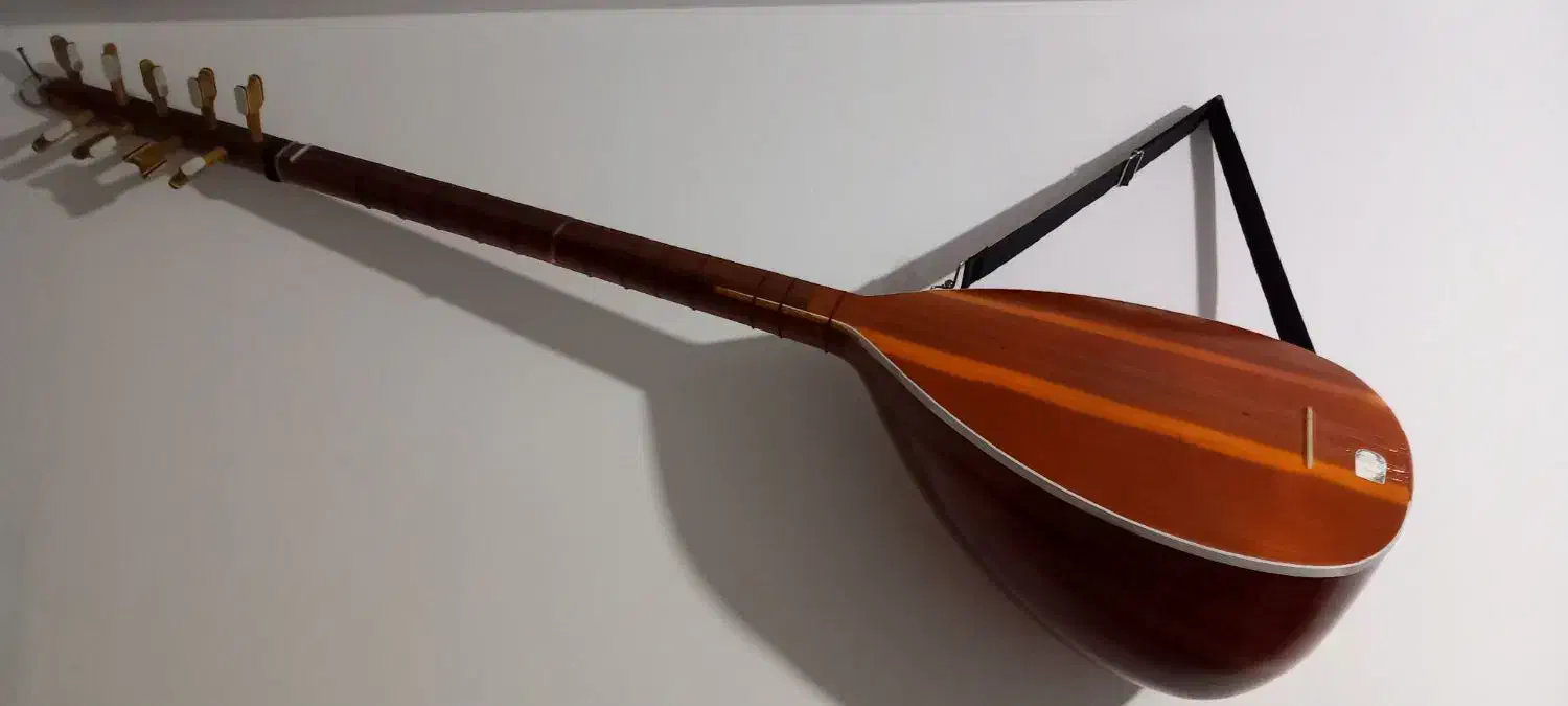 چگور.چوگور خوش صدا عاشیقی|سازهای سنتی|قم, قلعه کامکار|دیوار