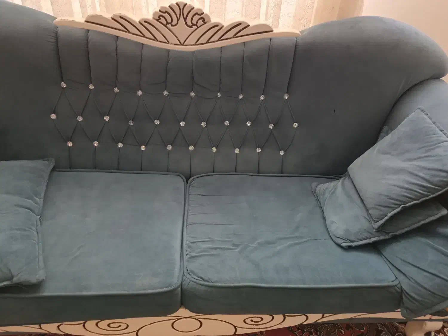 مبل هفت نفره سالم|مبلمان خانگی و میز عسلی|گلپایگان, |دیوار