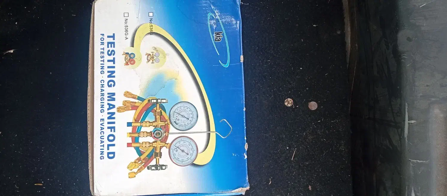 فلر و گیج دوقلو کازگیری کولر گازی|ابزارآلات|اهواز, سید خلف|دیوار