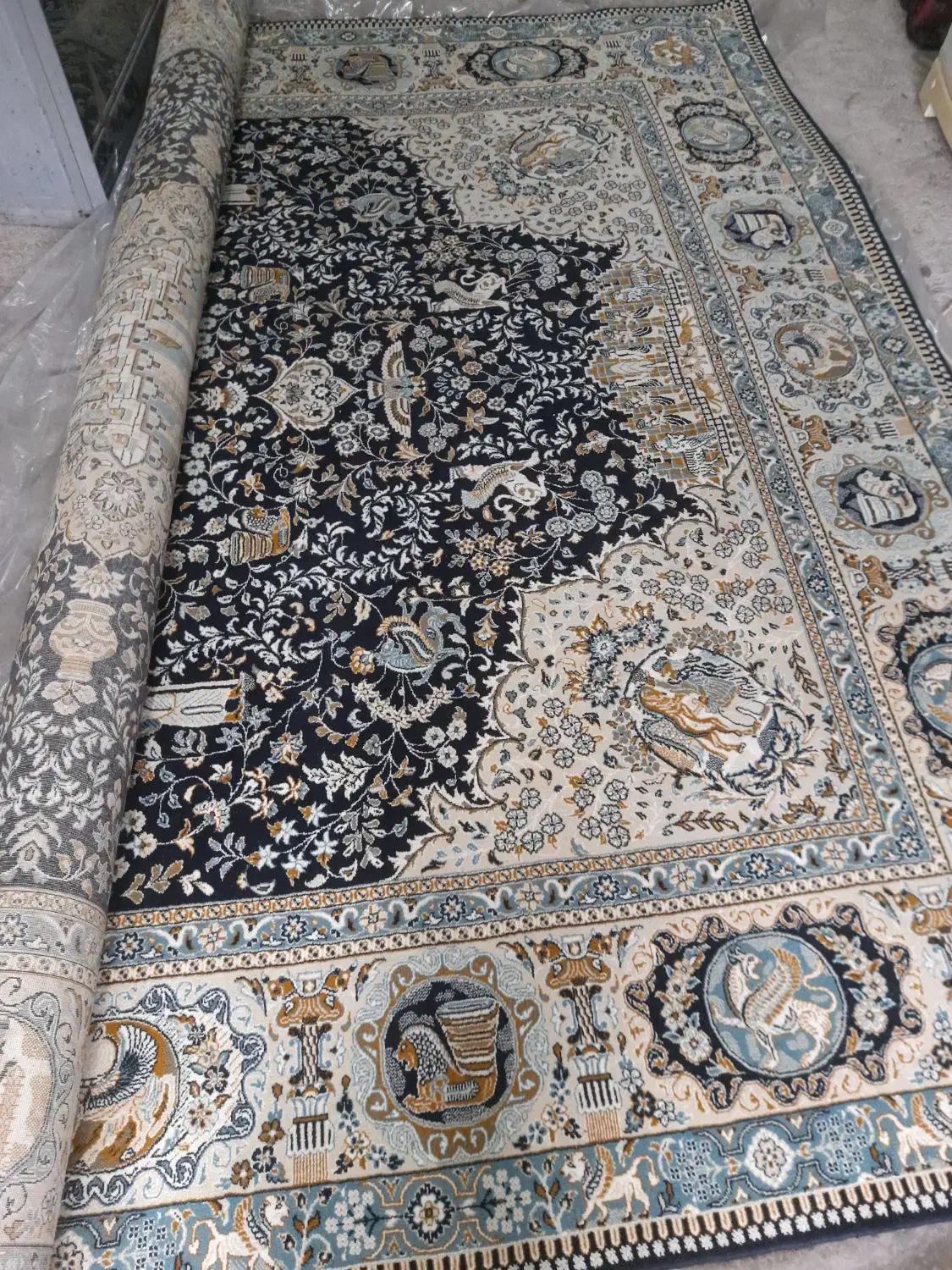 فرش ۱۲ متری|فرش|کلاچای, |دیوار