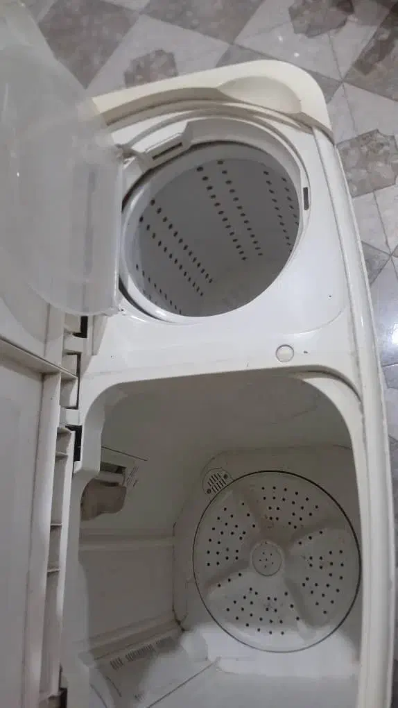 لباسشویی دوقلو 6کیلویی|ماشین لباسشویی و خشک‌کن لباس|بندر ماهشهر, |دیوار