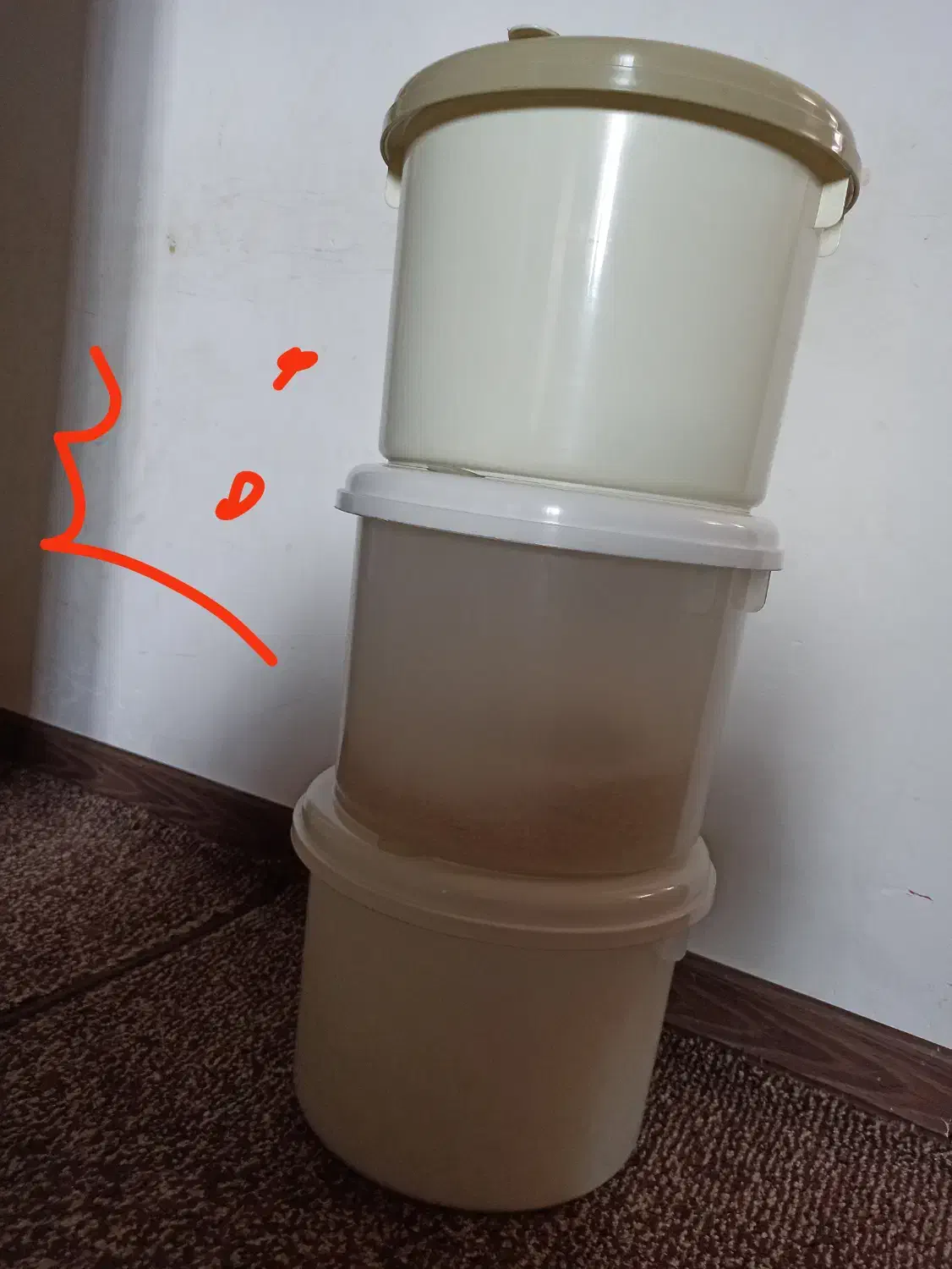 جا حبوبات|ظروف نگهدارنده، پلاستیکی، یک‌بارمصرف|ایلام, |دیوار