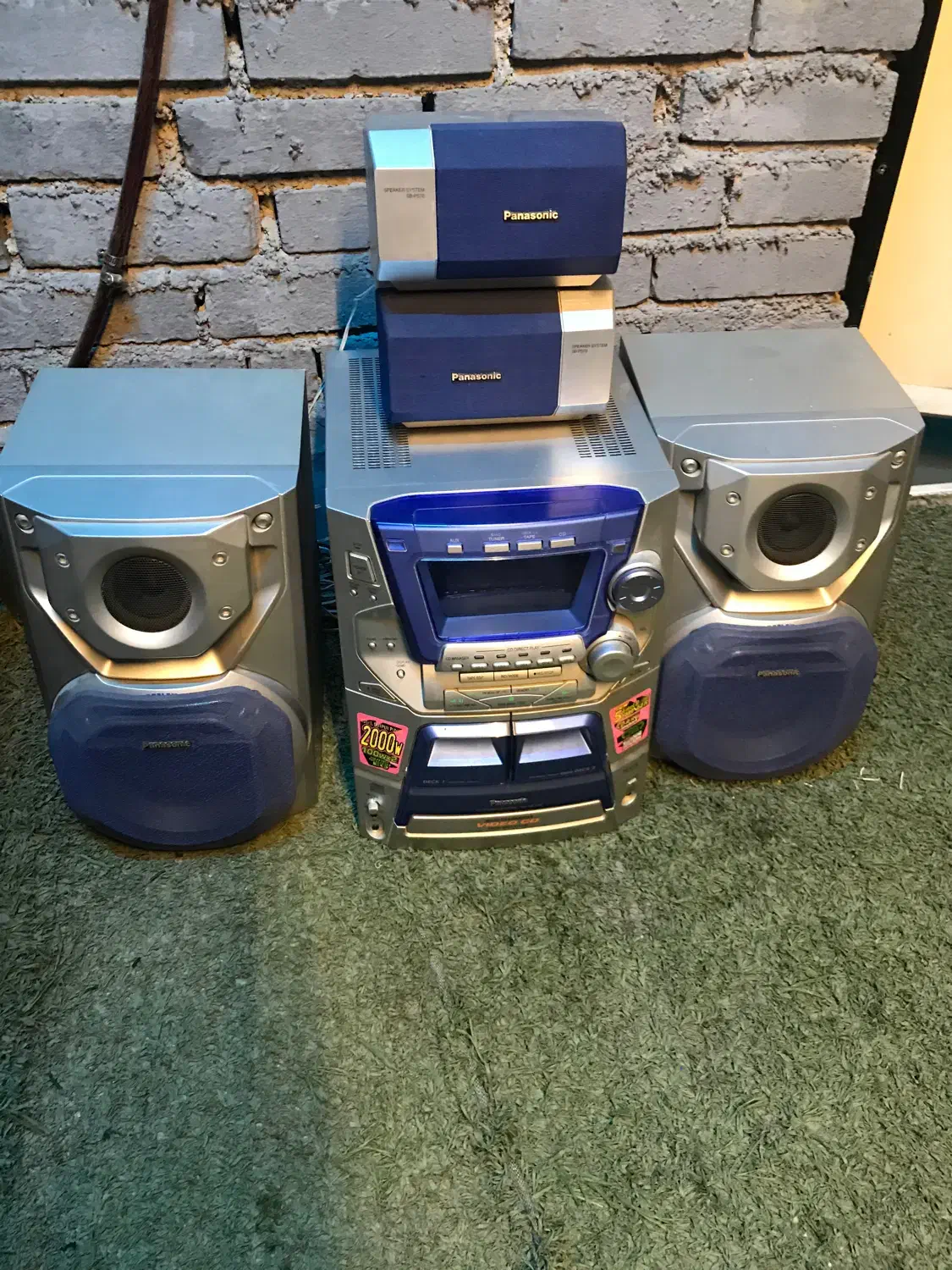 ضبط دبل ۲۰۰۰ پاناسونیک در حد نو|سیستم صوتی خانگی|گنبد کاووس, |دیوار