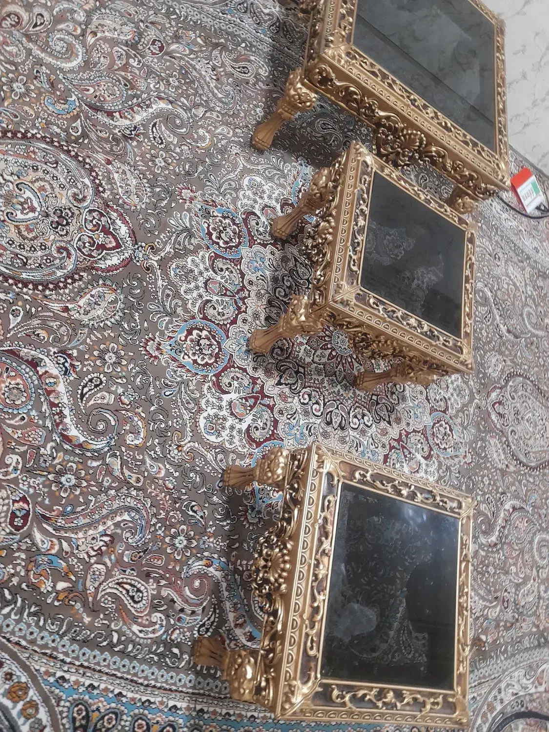 میز عسلی طلای|مبلمان خانگی و میز عسلی|اهواز, دغاغله|دیوار