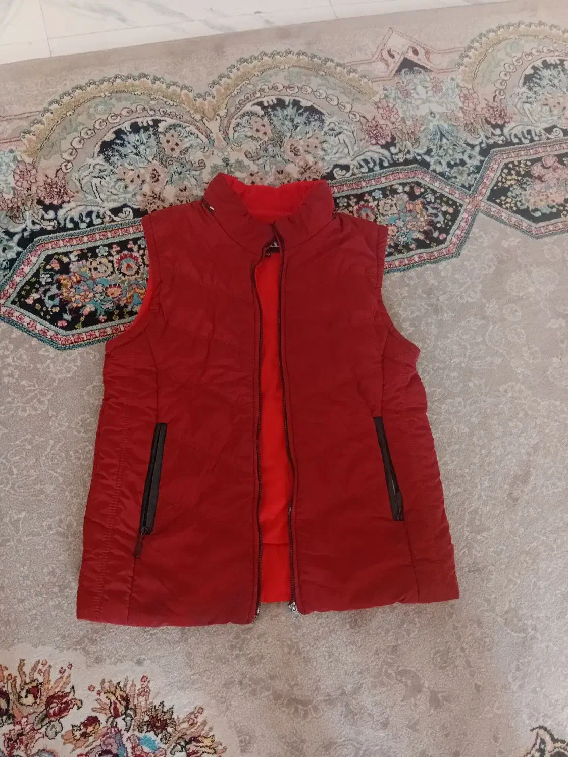 پافر  رنگ جگری درحدنو|لباس|کهریزک, |دیوار