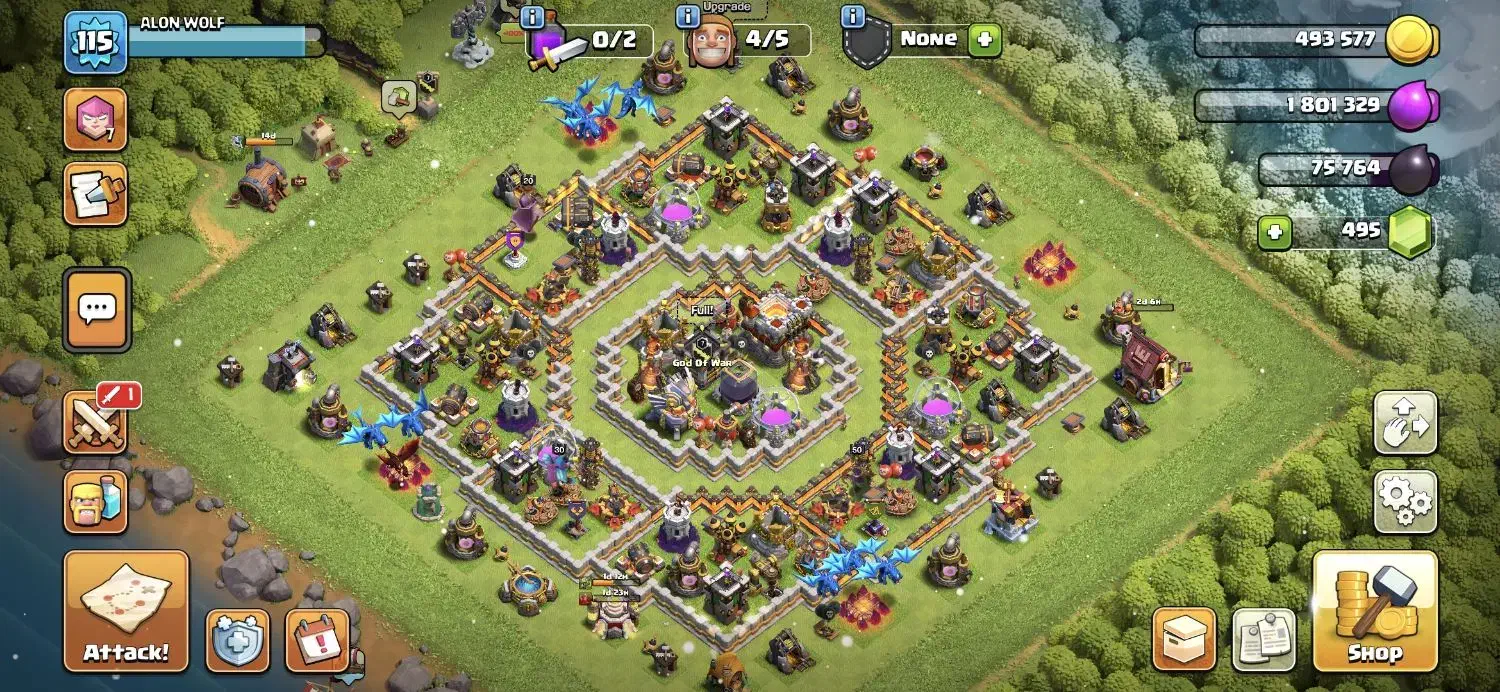 اکانت کلش آف کلنز|کنسول، بازی ویدئویی و آنلاین|کرج, کلاک نو|دیوار