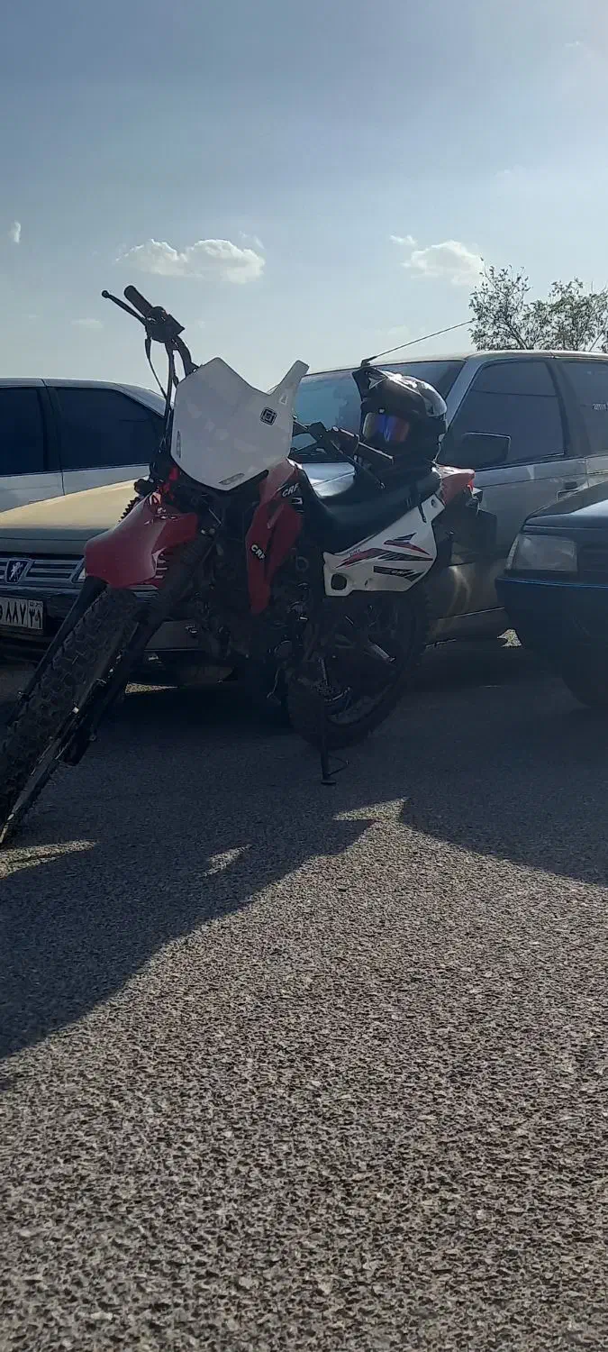 موتور تریل طرح کراس ۲۰۰ سی سی مدل ۹۱|موتورسیکلت|خرم‌آباد, |دیوار