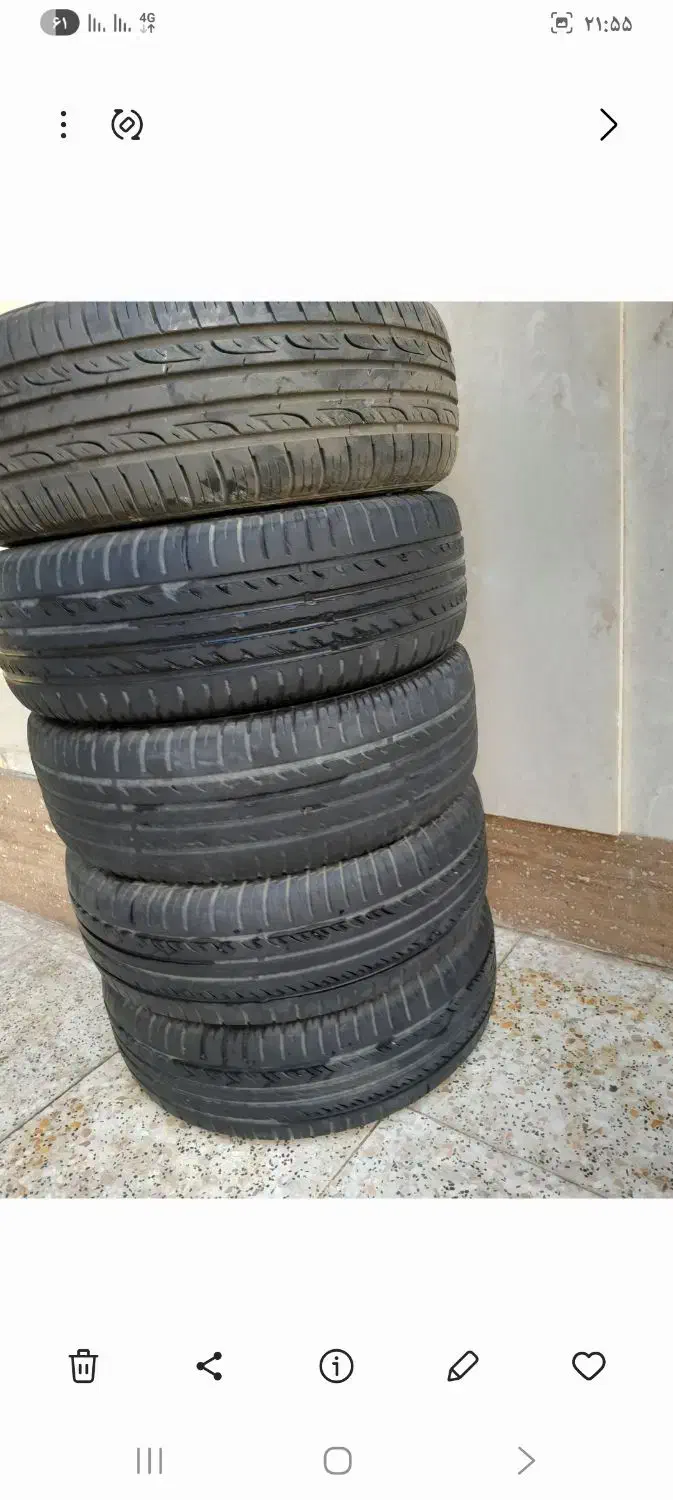 لاستیک ماشین|حراج|شهریار, شهرک وائین|دیوار