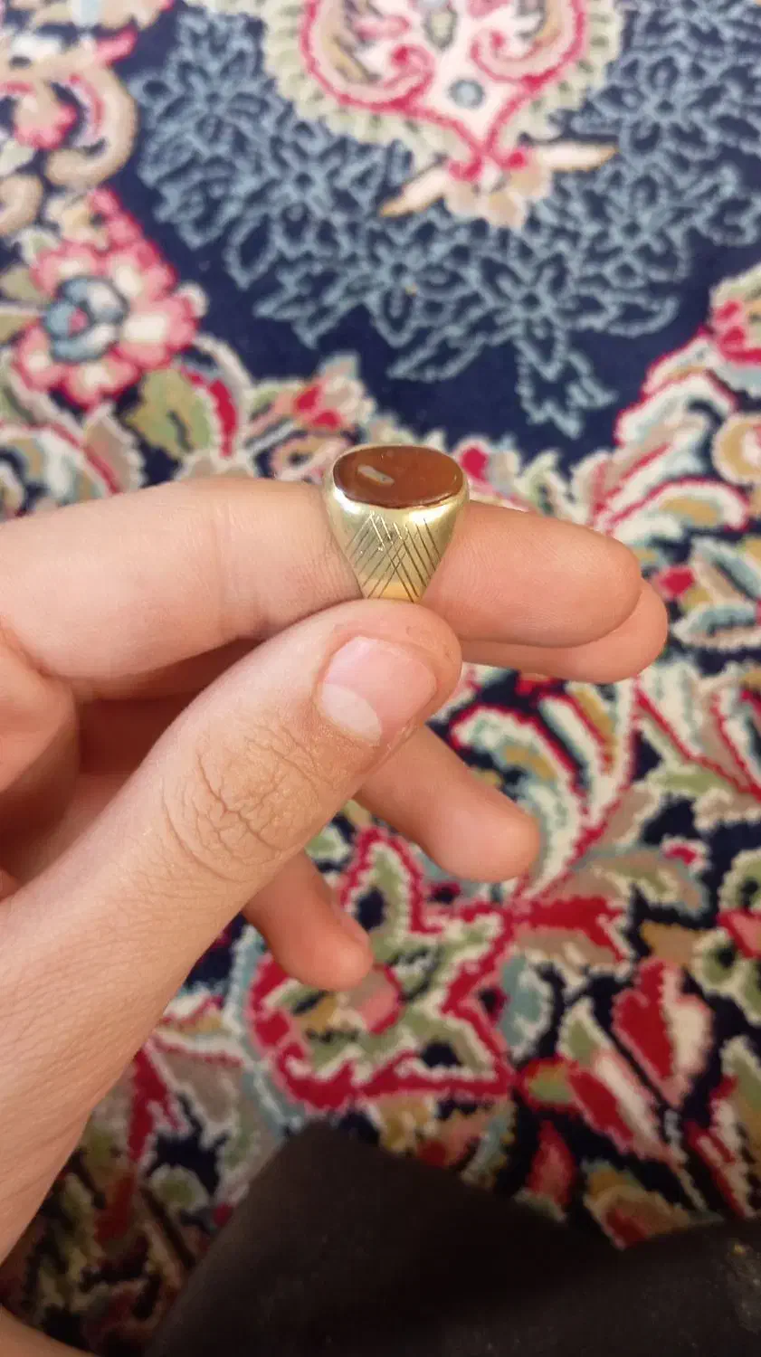 انگشتر عقیق قدیمی|جواهرات|کرمانشاه, |دیوار