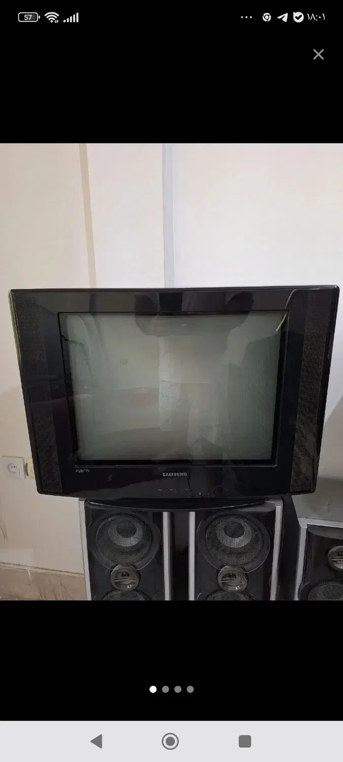تلویزیون ۲۱اینچ سامسونگ|تلویزیون و پروژکتور|قیامدشت - خاورشهر, |دیوار