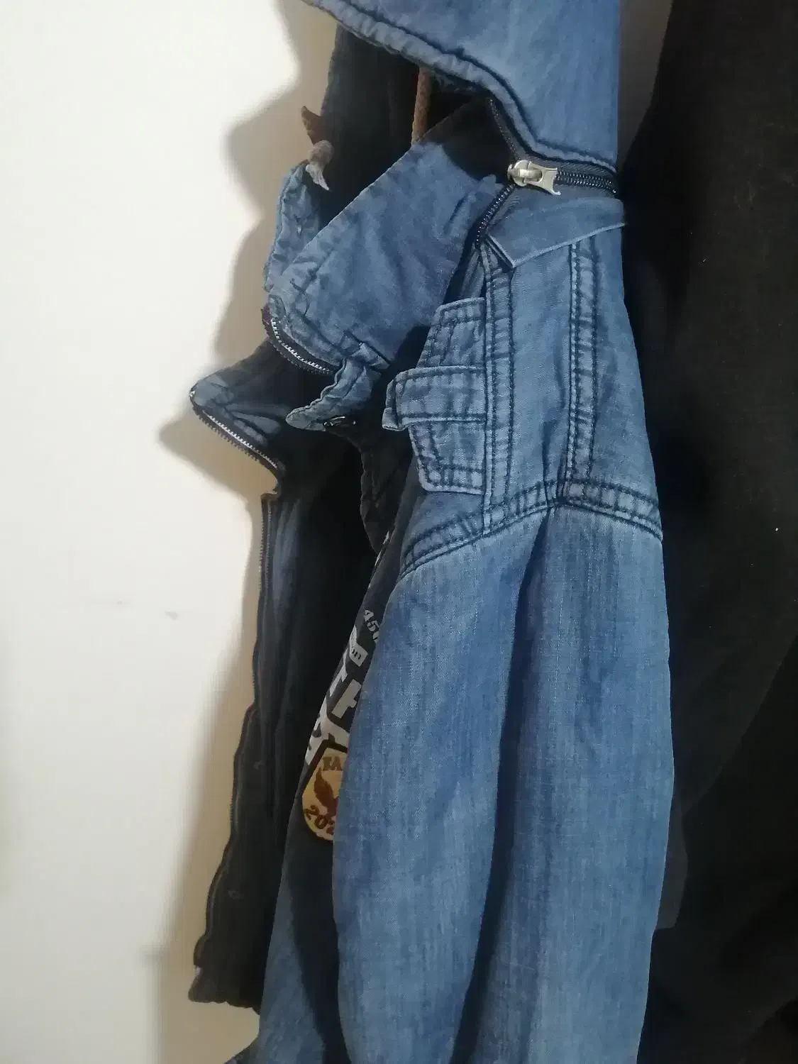 کاپشن جین داخل خز و شلوار داخل خز|لباس|شیراز, شهرک سراج|دیوار