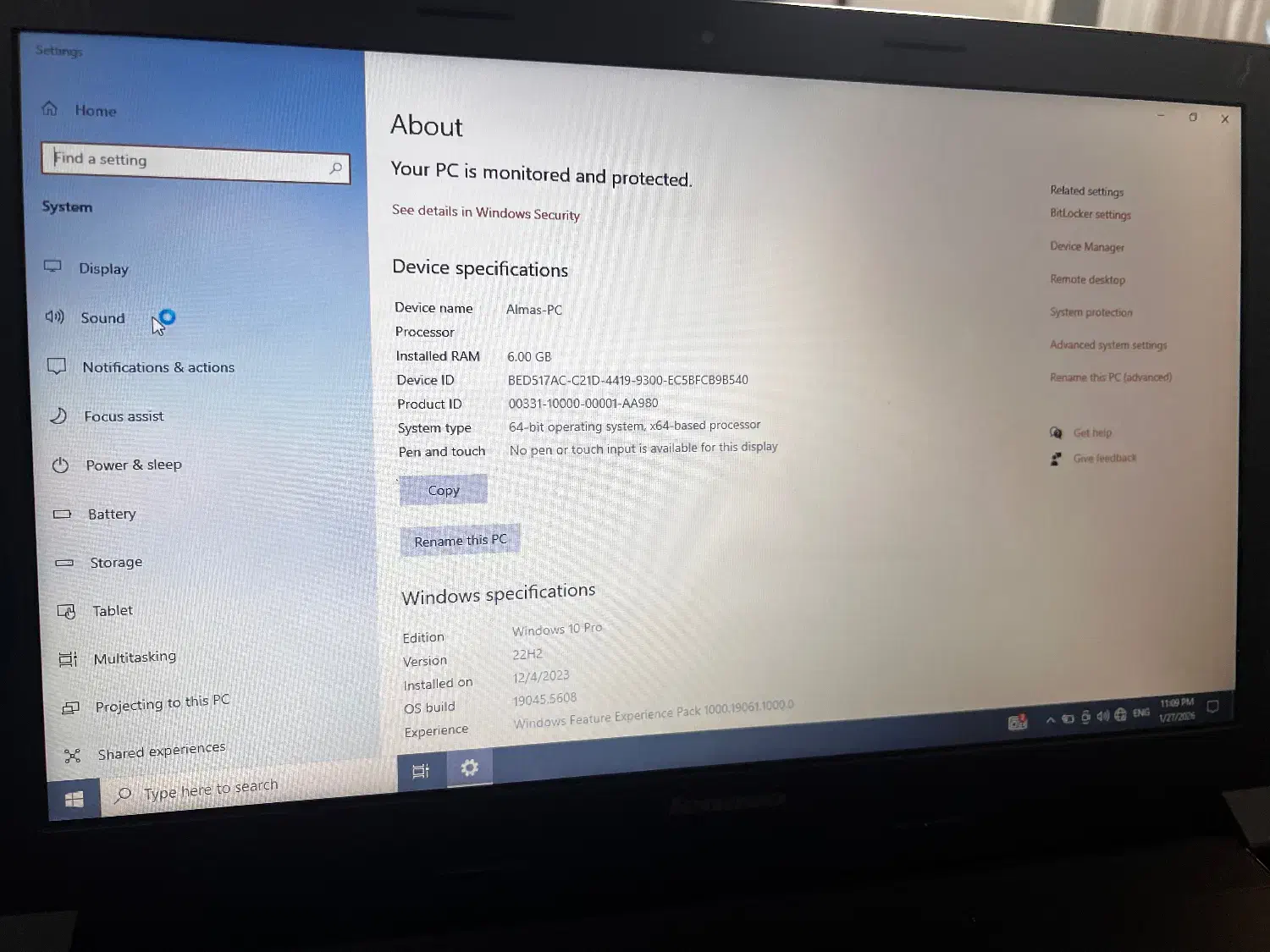 لپ تاپ لنووlenovo|رایانه همراه|مشهد, هفده شهریور|دیوار