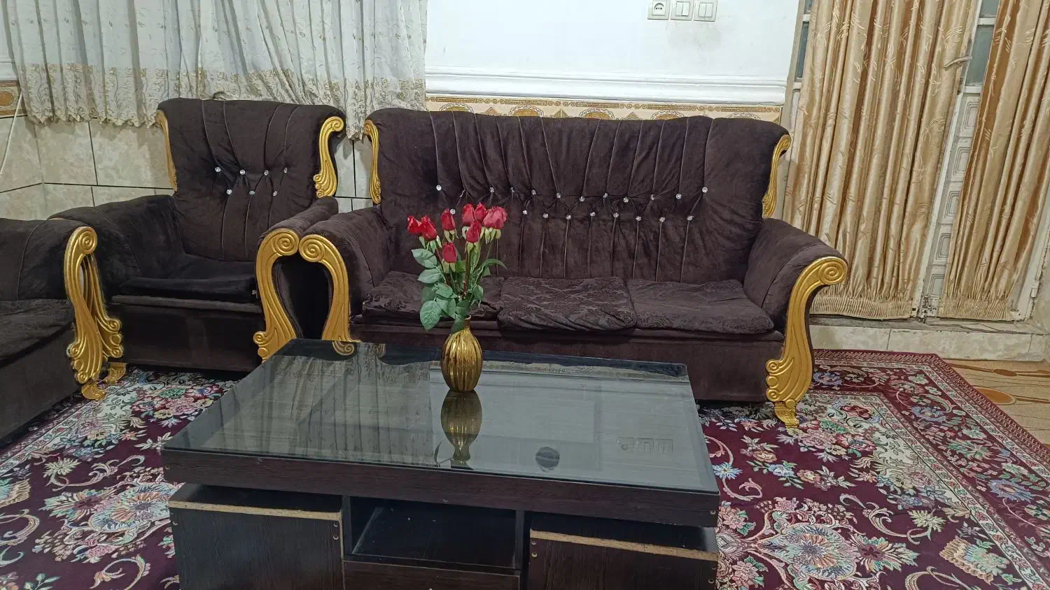 مبلمان ۷ نفره با میز|مبلمان خانگی و میز عسلی|بندر ماهشهر, |دیوار