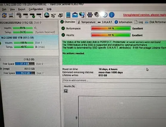 هارد اکسترنال 1 ترابایت SSD|قطعات و لوازم جانبی رایانه|ورامین, خیر آباد|دیوار