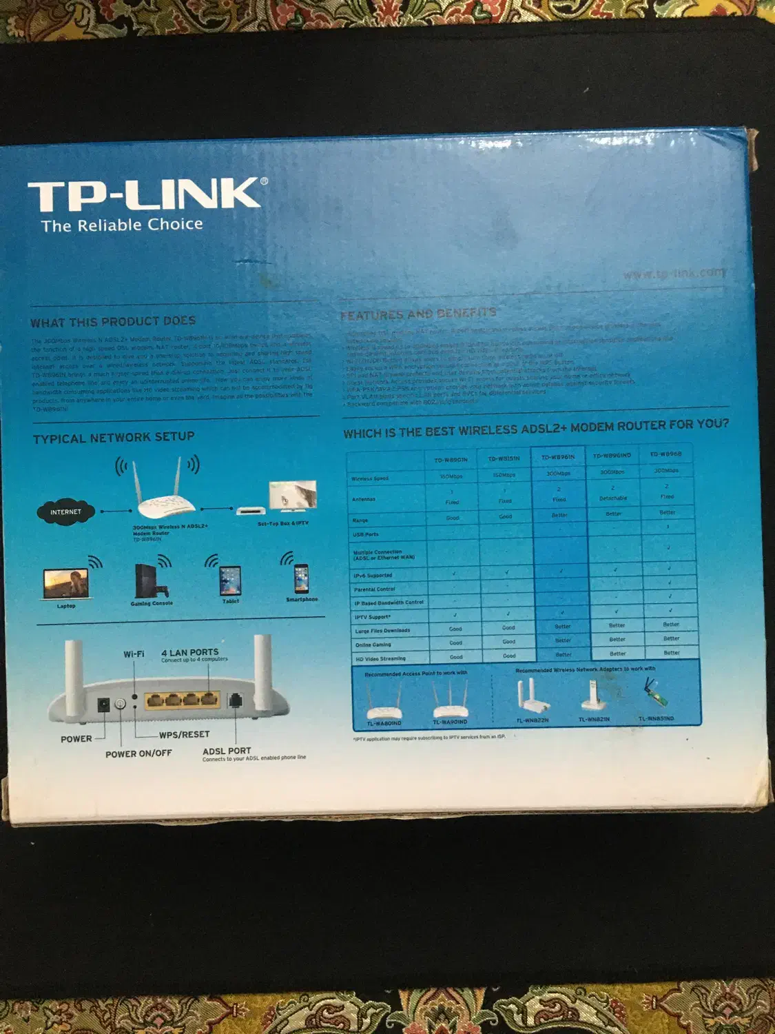 مودم TP-LINK TD-W8961N|مودم و تجهیزات شبکه|تهران, مهران|دیوار
