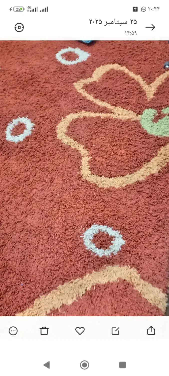 فرش قرمز طرح گل|فرش|کوهسار (البرز), |دیوار