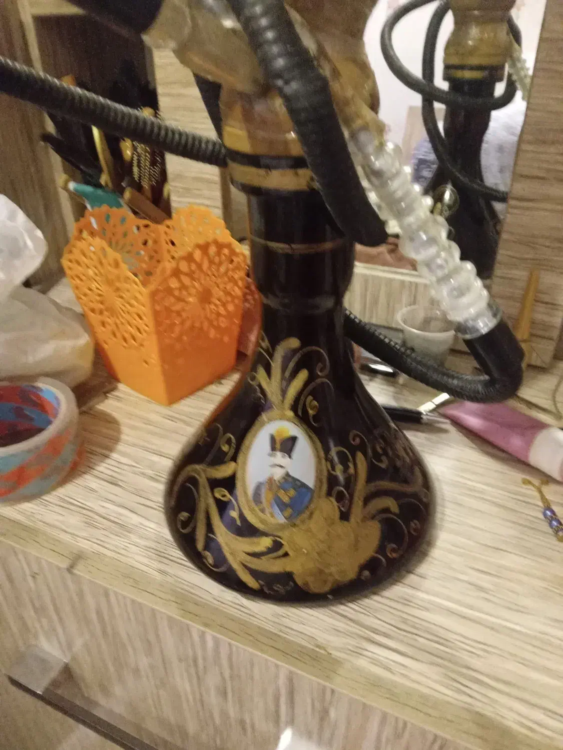 قلیان درباری|کلکسیون و سرگرمی|شیراز, ریشمک|دیوار