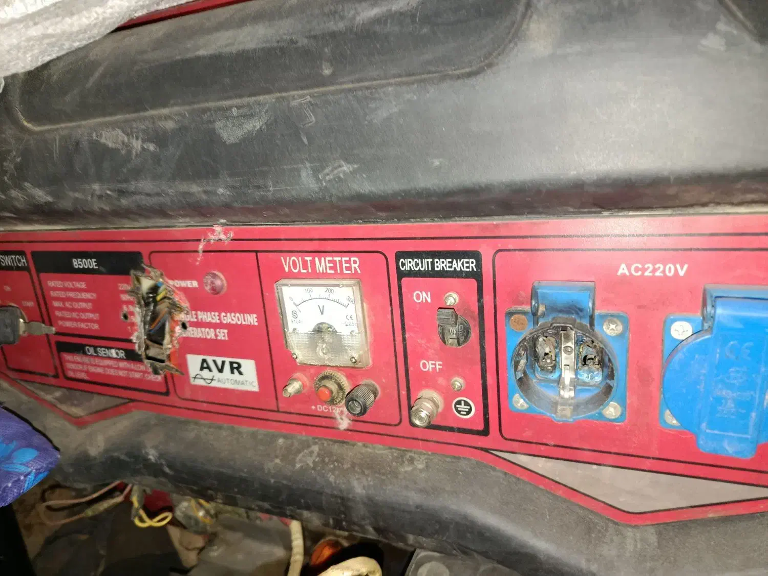 موتور برق کارکرده ۸۵۰۰زباد کار نکرده استارتی|ابزارآلات|نیشابور, شهید جعفری|دیوار