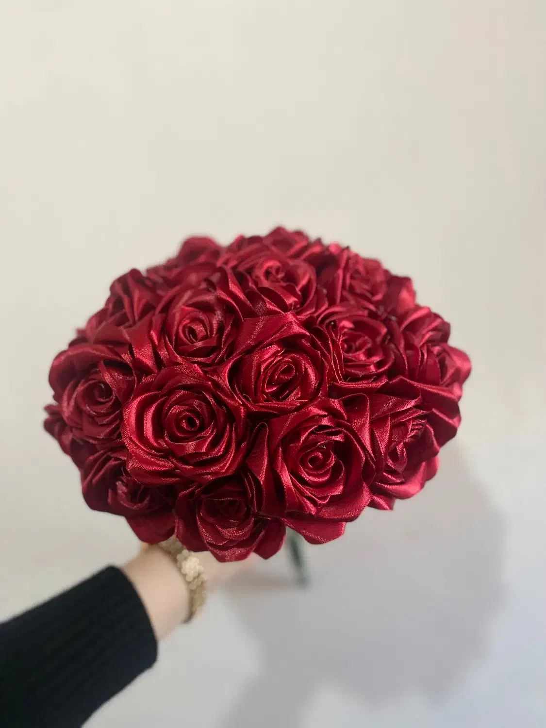 دسته گل روبانی|گل مصنوعی|آستارا, |دیوار