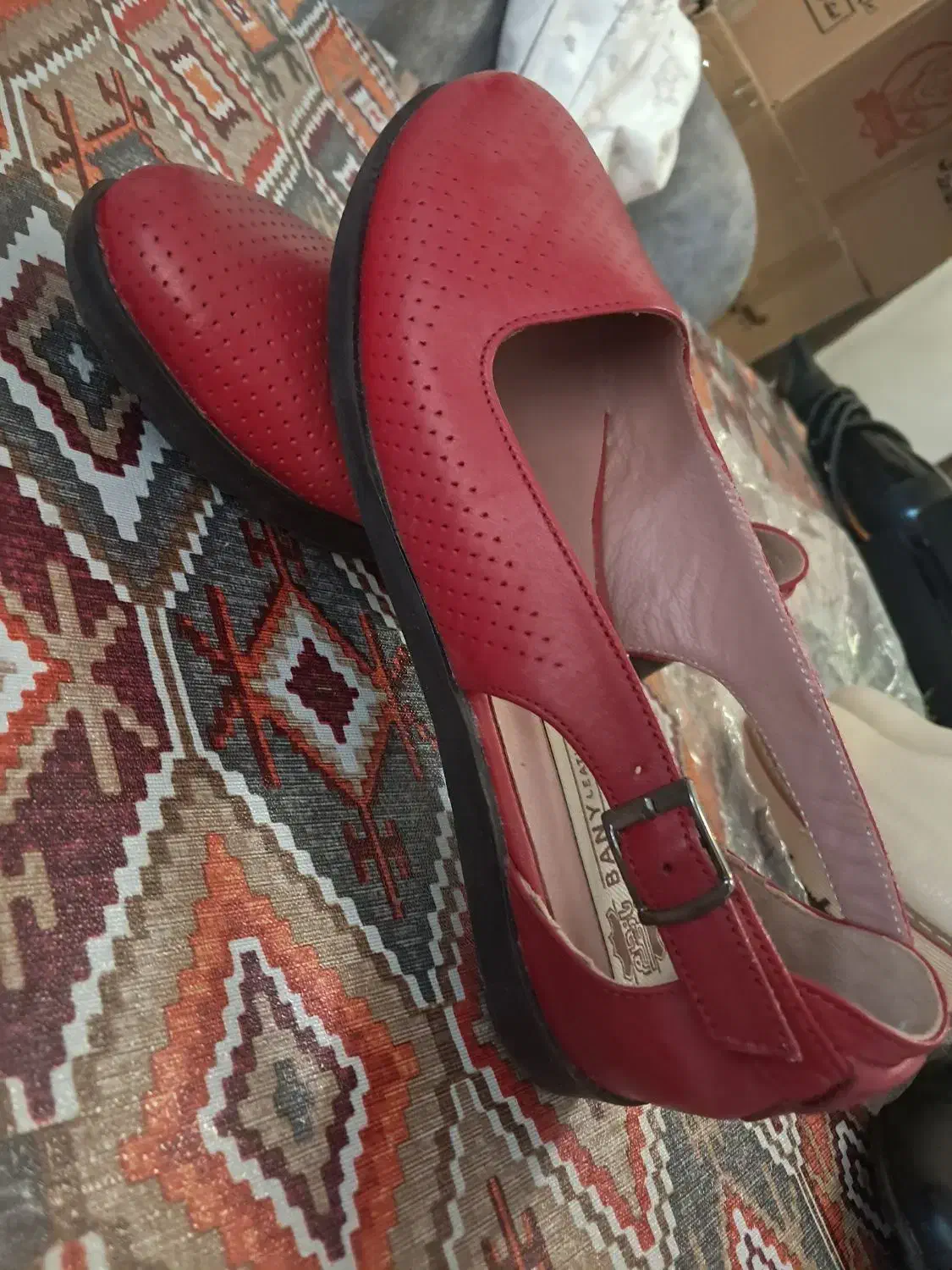 کفش نو چرم،سایز پا 37|کیف، کفش، کمربند|شاهینشهر, عطار|دیوار