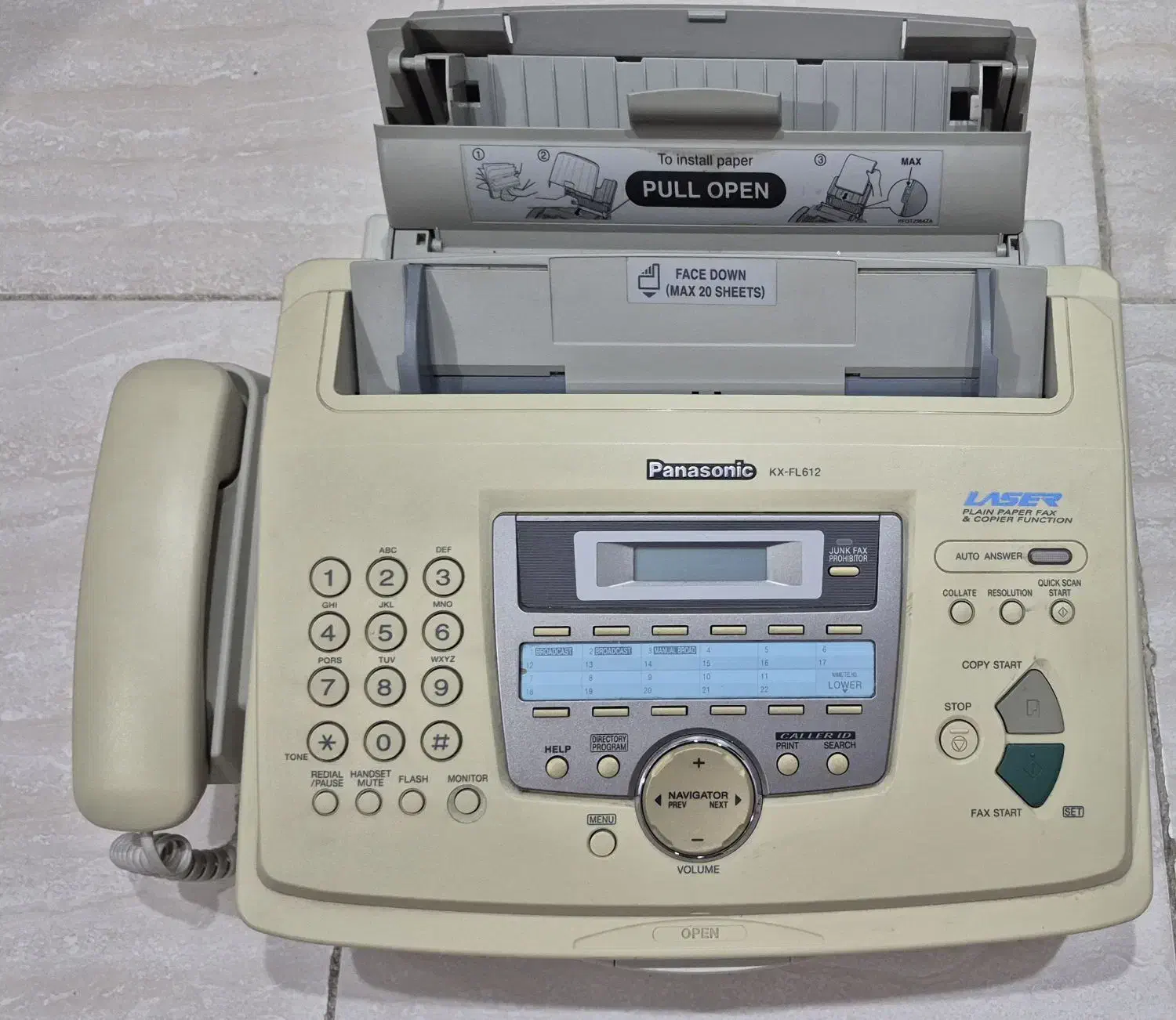 دستگاه فکس پاناسونیک مدل kx fl612|پرینتر، اسکنر، کپی، فکس|شهریار, شهرک شاهد|دیوار
