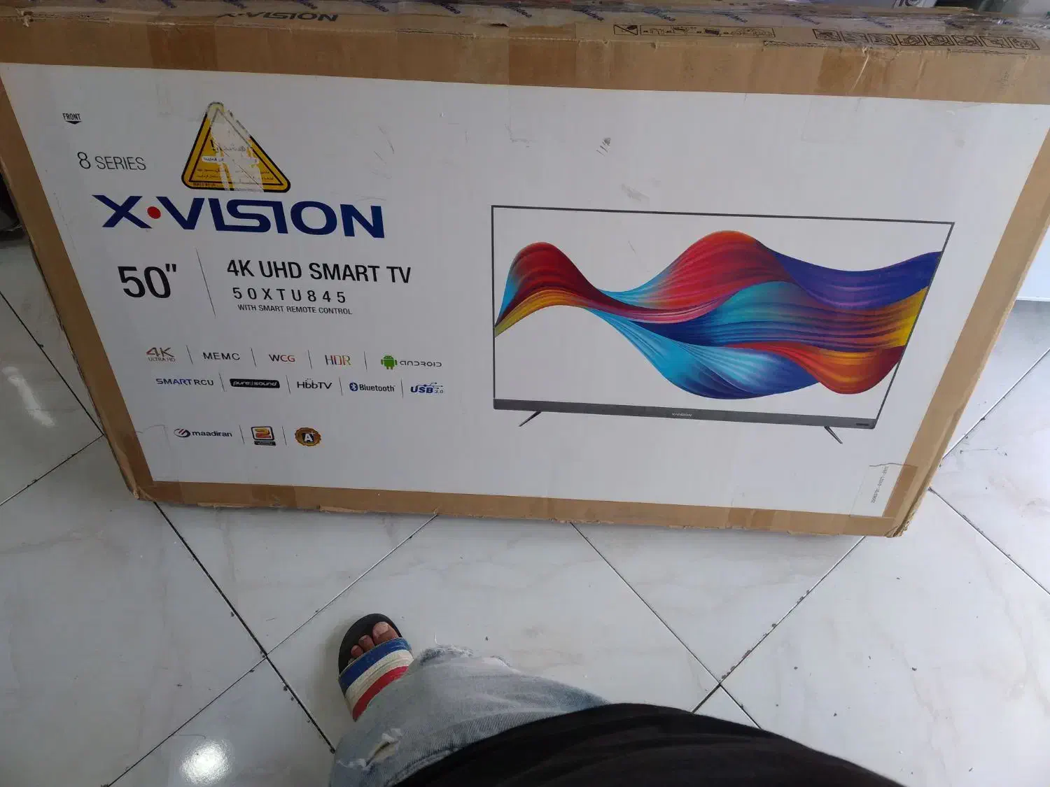 ال ای دی ۵۰ اینچ ایکس ویژن اسمارت اندروید 4K استوک|تلویزیون و پروژکتور|پرند, فاز ۲|دیوار