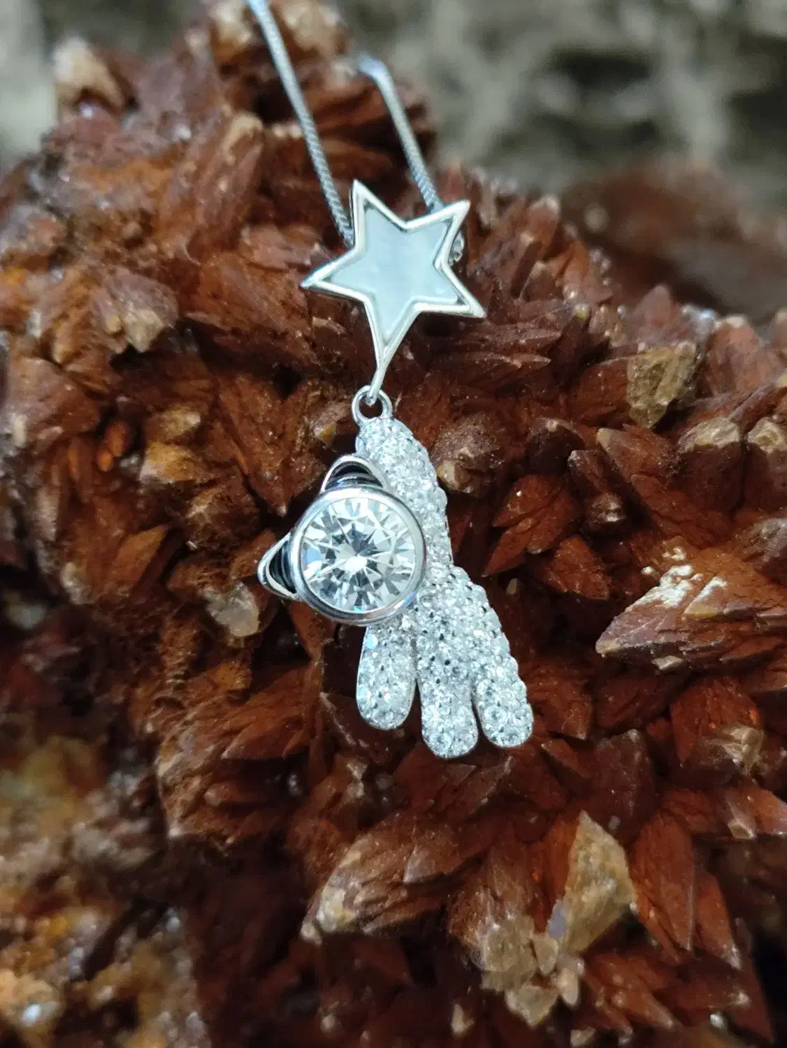 گردنی نقره وارداتی|جواهرات|شیراز, شریفآباد|دیوار