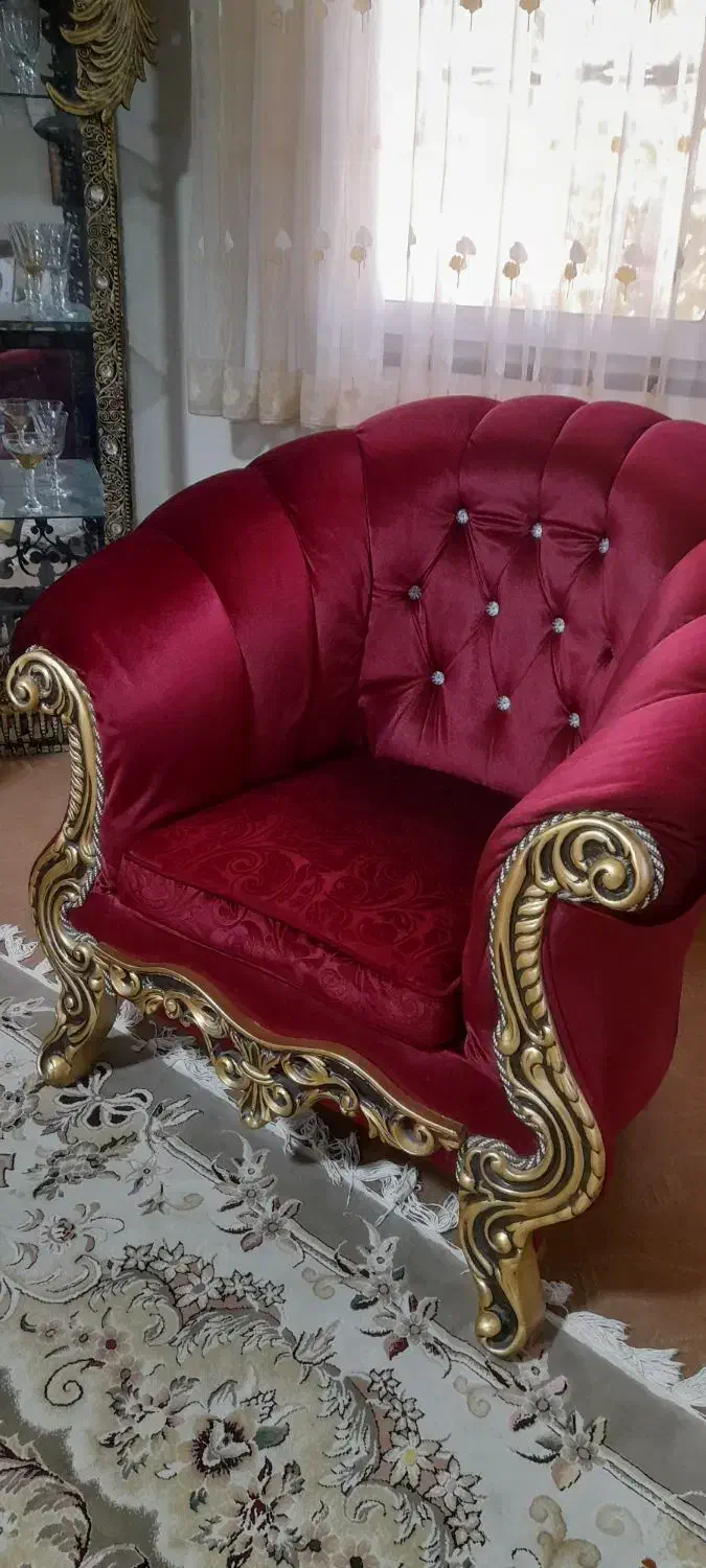 مبل ۷ نفره|مبلمان خانگی و میز عسلی|خوانسار, |دیوار