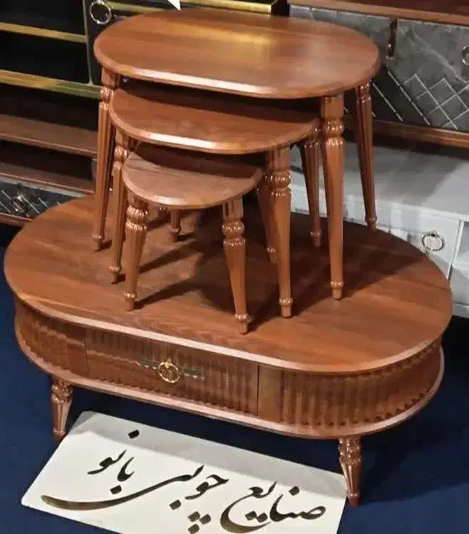 مدل بیضی زیبا جلو مبلی عسلی کد 111 وکیوم ضدخش|مبلمان خانگی و میز عسلی|قم, قلعه کامکار|دیوار