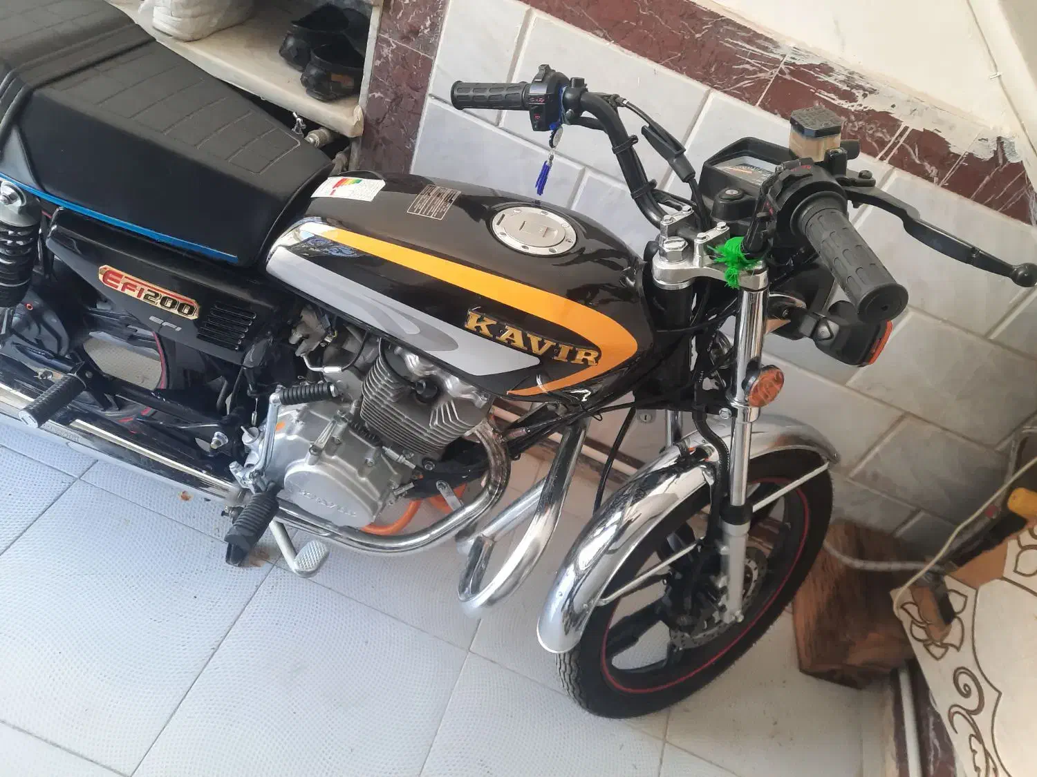 موتور کویر ۲۰۰ در حد نو کم کارکرد|موتورسیکلت|کنگاور, |دیوار