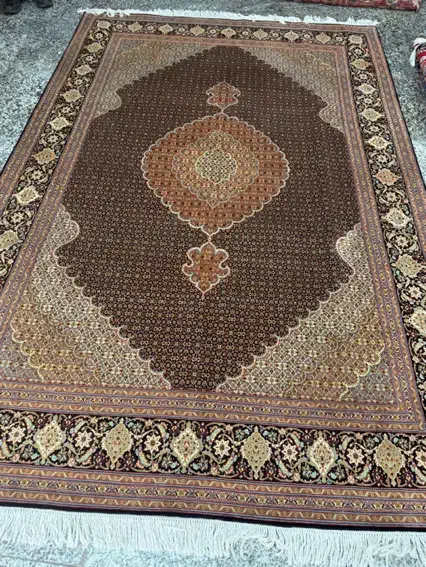 جفت ۶ متری تبریز نقشه ماهی دستبافت|فرش|تهران, سبلان (لشگر)|دیوار