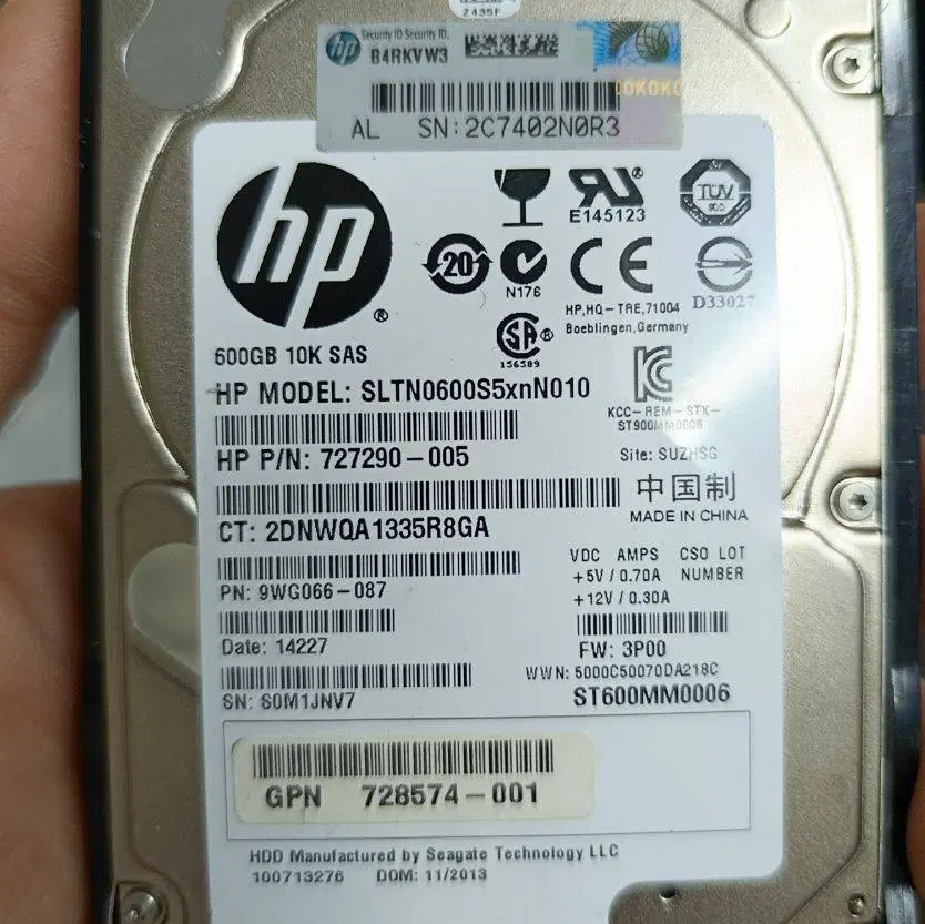 هارد 600GB 10K 6G با گارانتی|قطعات و لوازم جانبی رایانه|تهران, خواجه نصیر طوسی|دیوار