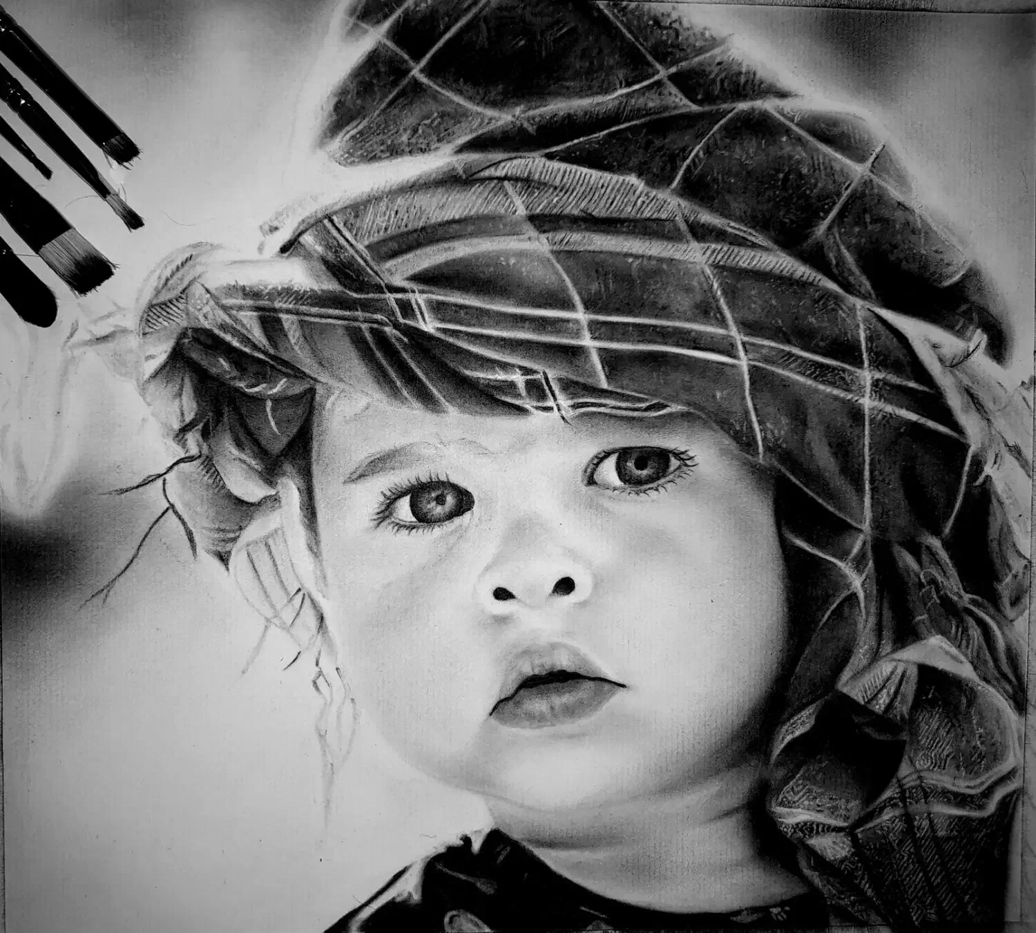 طراحی سیاه قلم|تابلو، نقاشی، عکس|کرمان, |دیوار