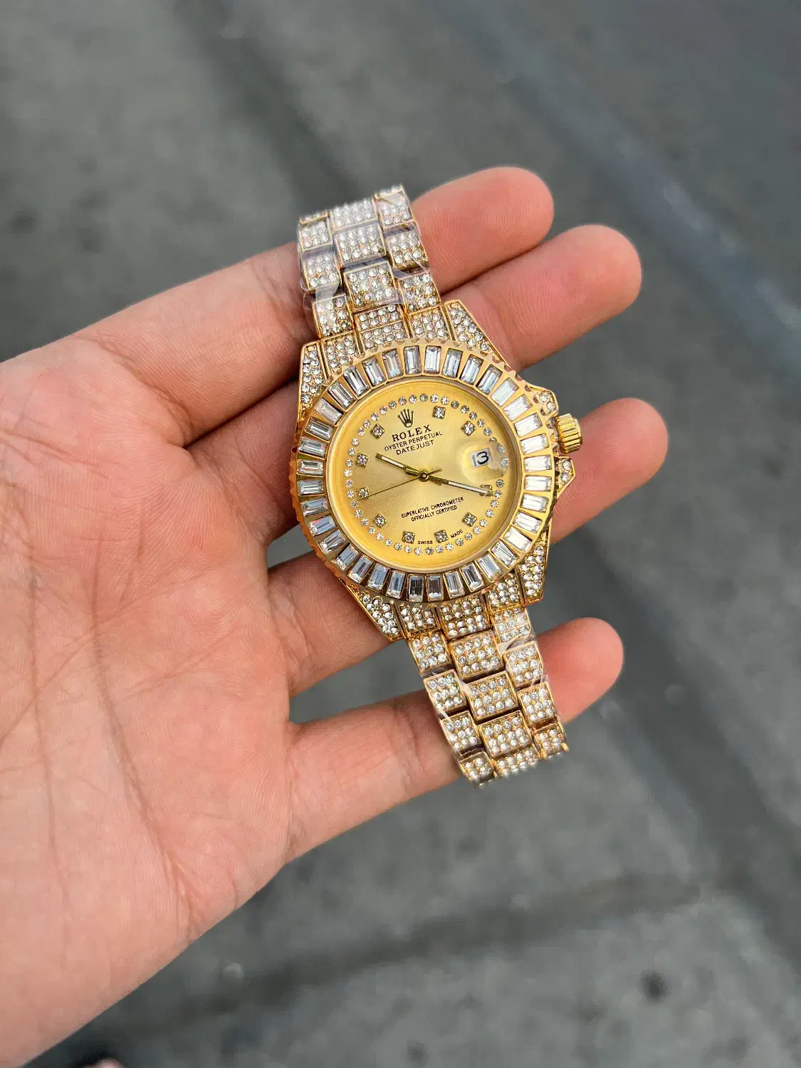 ساعت مردانه و زنانه رولکس فول نگین تقویم دار|ساعت|ارومیه, |دیوار