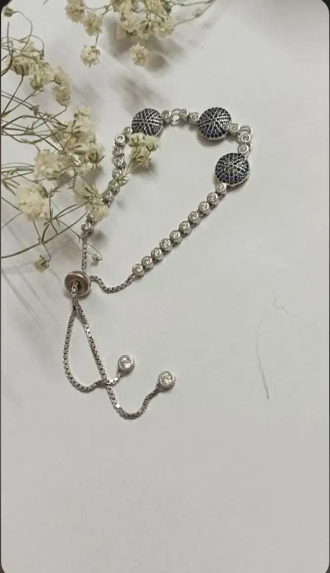 دستبند تنیسی نقره عیار ۹۲۵ با آبکاری رادیوم|جواهرات|زاهدان, |دیوار